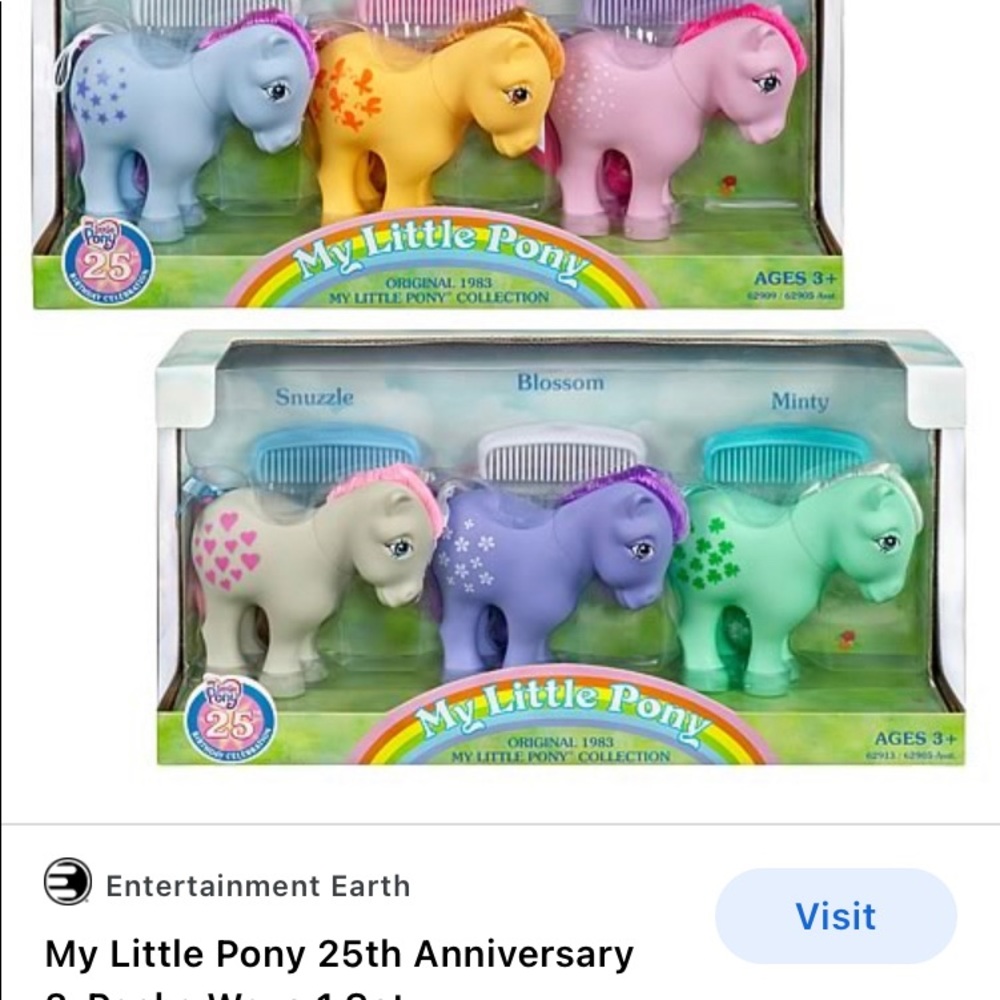 my little pony 25th anniversary! Original 1983